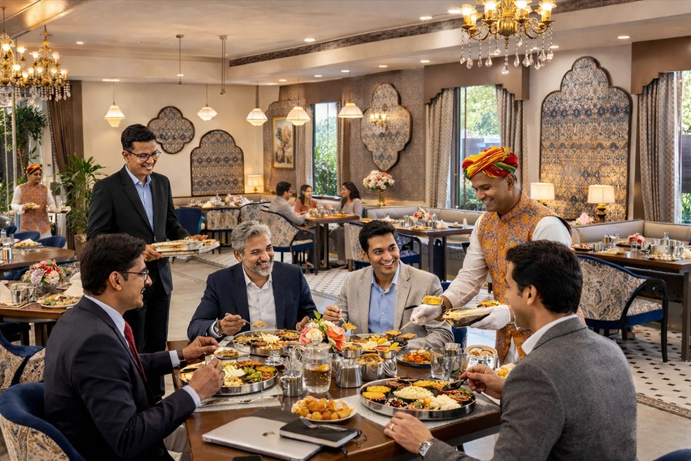 Business Luncheons Venue at Hiramal Indian Restaurant Nagpur